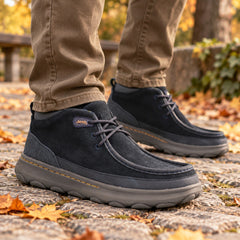 JEEP Ghete barbati piele naturala JM62021A NAVY IB2882-NVY