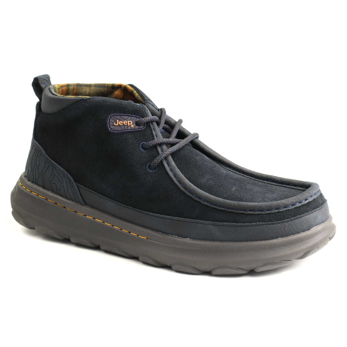 JEEP Ghete barbati piele naturala JM62021A NAVY IB2882-NVY