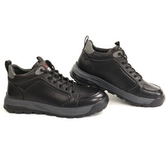 Otter Ghete barbati piele naturala 1CJ90019A 01 N negru IB2885-NG