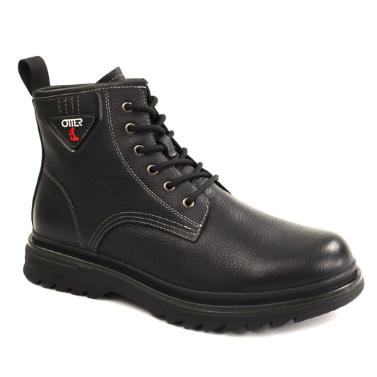 Otter Ghete barbati piele naturala 1E650020A 01 N negru IB2888-NG