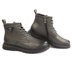 Otter Ghete barbati piele naturala 1E650020C 51 N gri IB2889-GRI