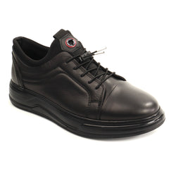 Otter Pantofi barbati piele naturala OT503 01 N negru IB2894-NG
