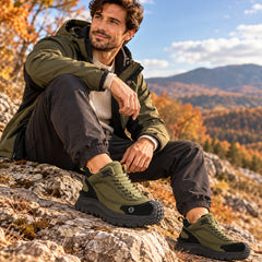 GRYXX Ghete barbati piele naturala 18861 11 40 N kaki IB2897-KAKI