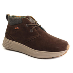 JEEP Ghete barbati piele naturala JM62042A DARK BROWN IB2898-CDB