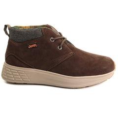 JEEP Ghete barbati piele naturala JM62042A DARK BROWN IB2898-CDB