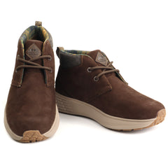 JEEP Ghete barbati piele naturala JM62042A DARK BROWN IB2898-CDB