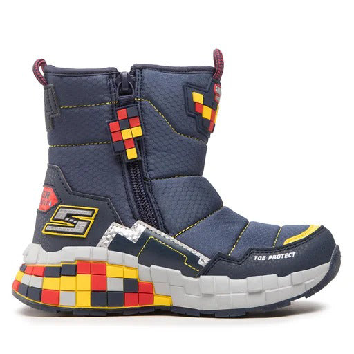 Skechers Ghete copii baieti 402198L NAVY/RED ICB0037-NVRD