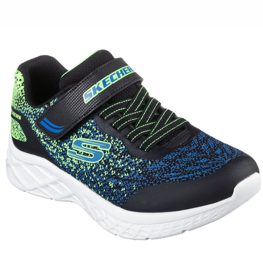 Skechers Pantofi copii sport baieti MICROSPEC II 403920N BLACK/BLUE ICB0058-BBLM
