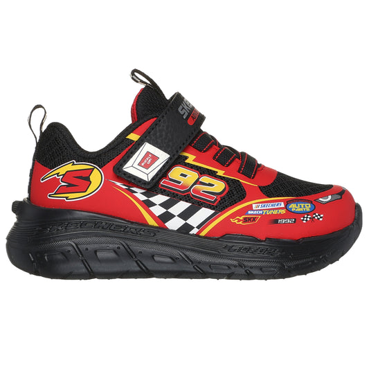 Skechers Pantofi copii baieti sport SKECH TRACKS 402303N BLACK/RED ICB0072-BKRD