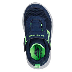 Skechers Pantofi copii sport baieti NITRO SPRINT 407313N NAVY/LIME ICB0076-NVLM