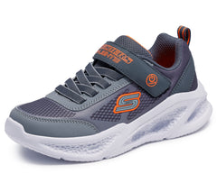 Skechers Pantofi copii baieti sport SKECHERS METEOR LIGH 401495L CHARCOAL/GREY ICB0078-CCGY