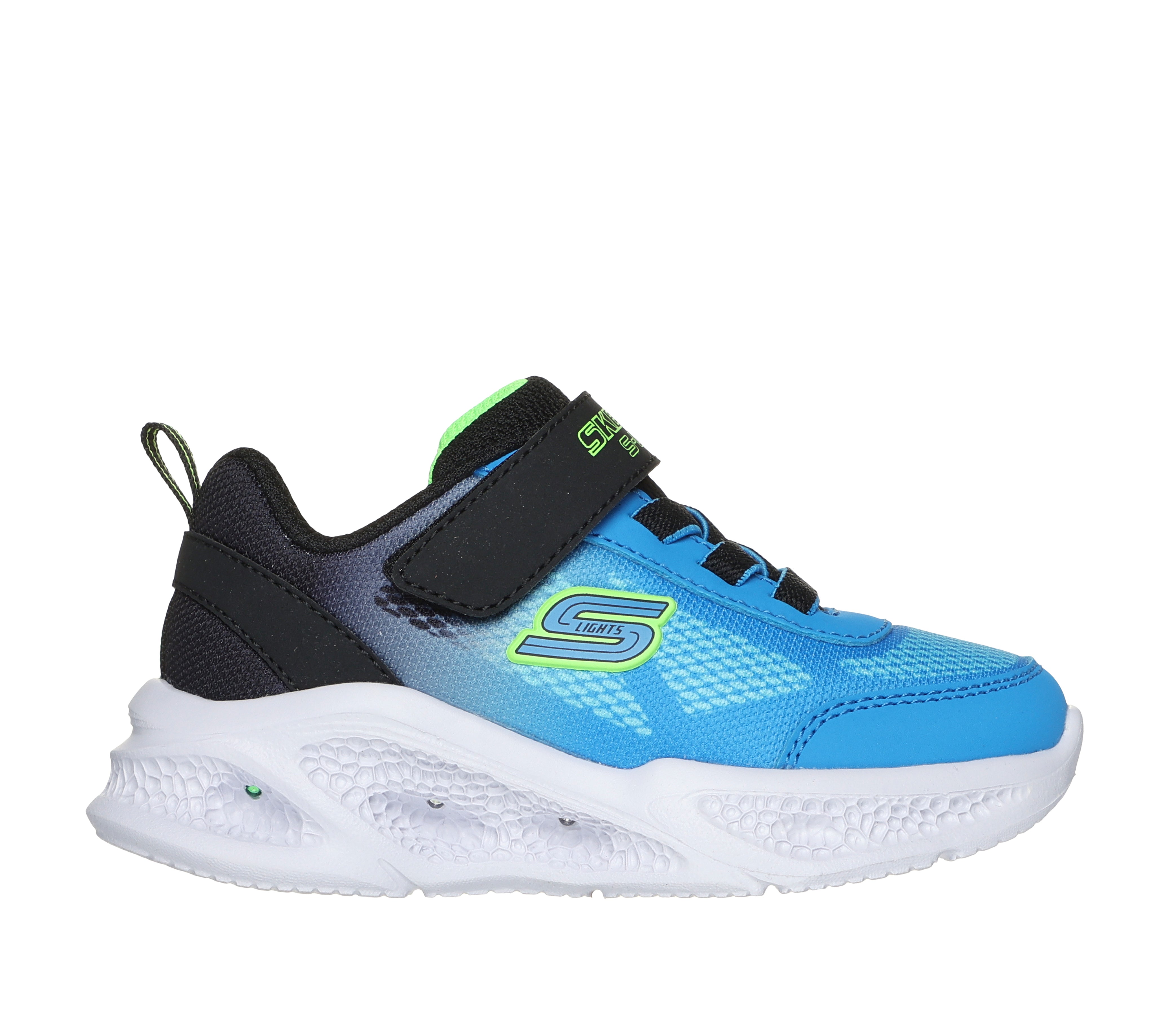 Skechers Pantofi copii baieti sport SKECHERS METEOR LIGH 401495N BKBL ICB0079-BLACK/BLUE