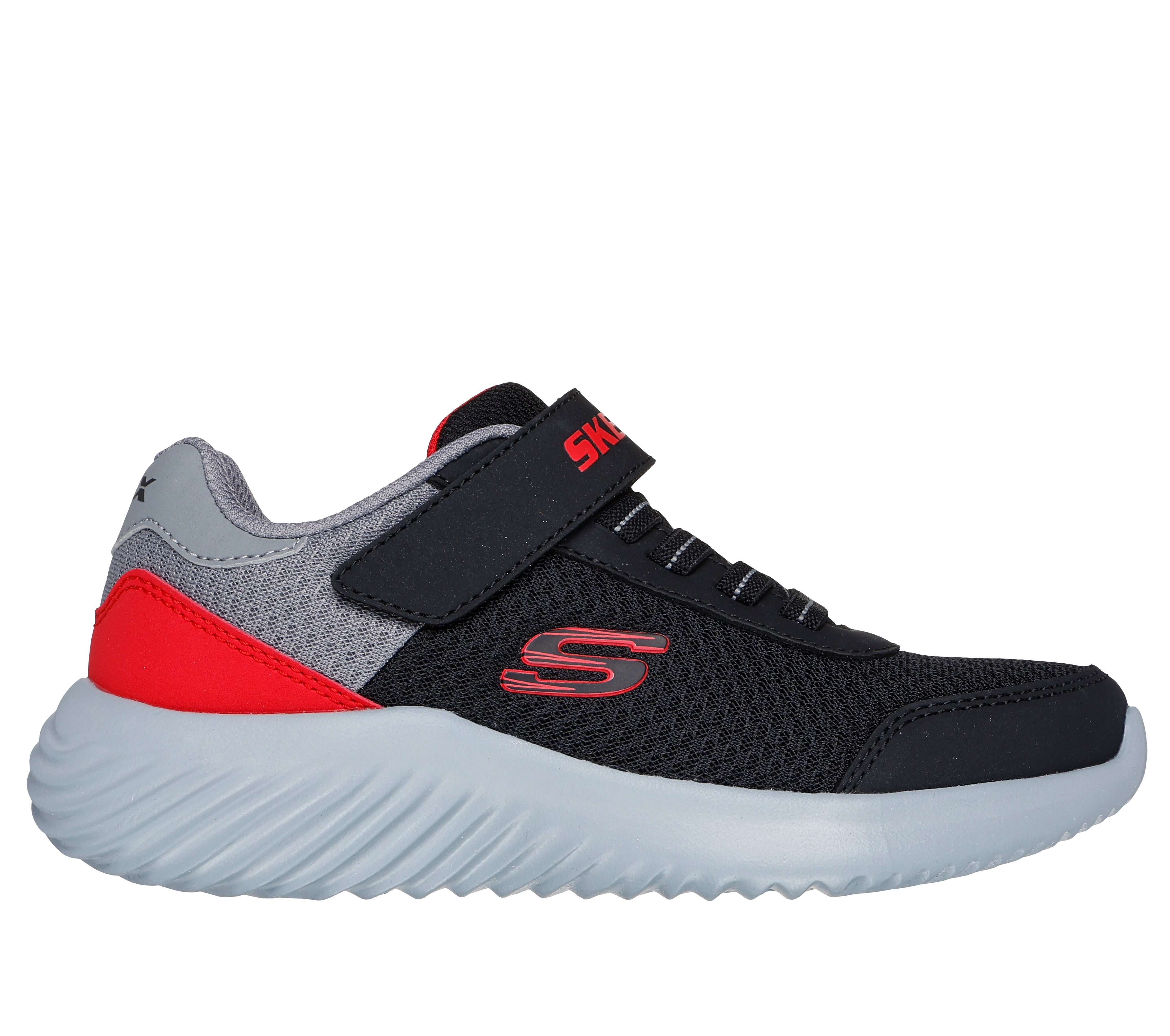 Skechers Pantofi copii baieti sport BOUNDER TREKZIC 403908L BLACK/RED ICB0083-BKRD