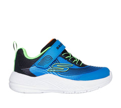 Skechers Pantofi copii baieti sport MICROSPEC ADVANCE 403926N BLUE/LIME ICB0084-BLLM