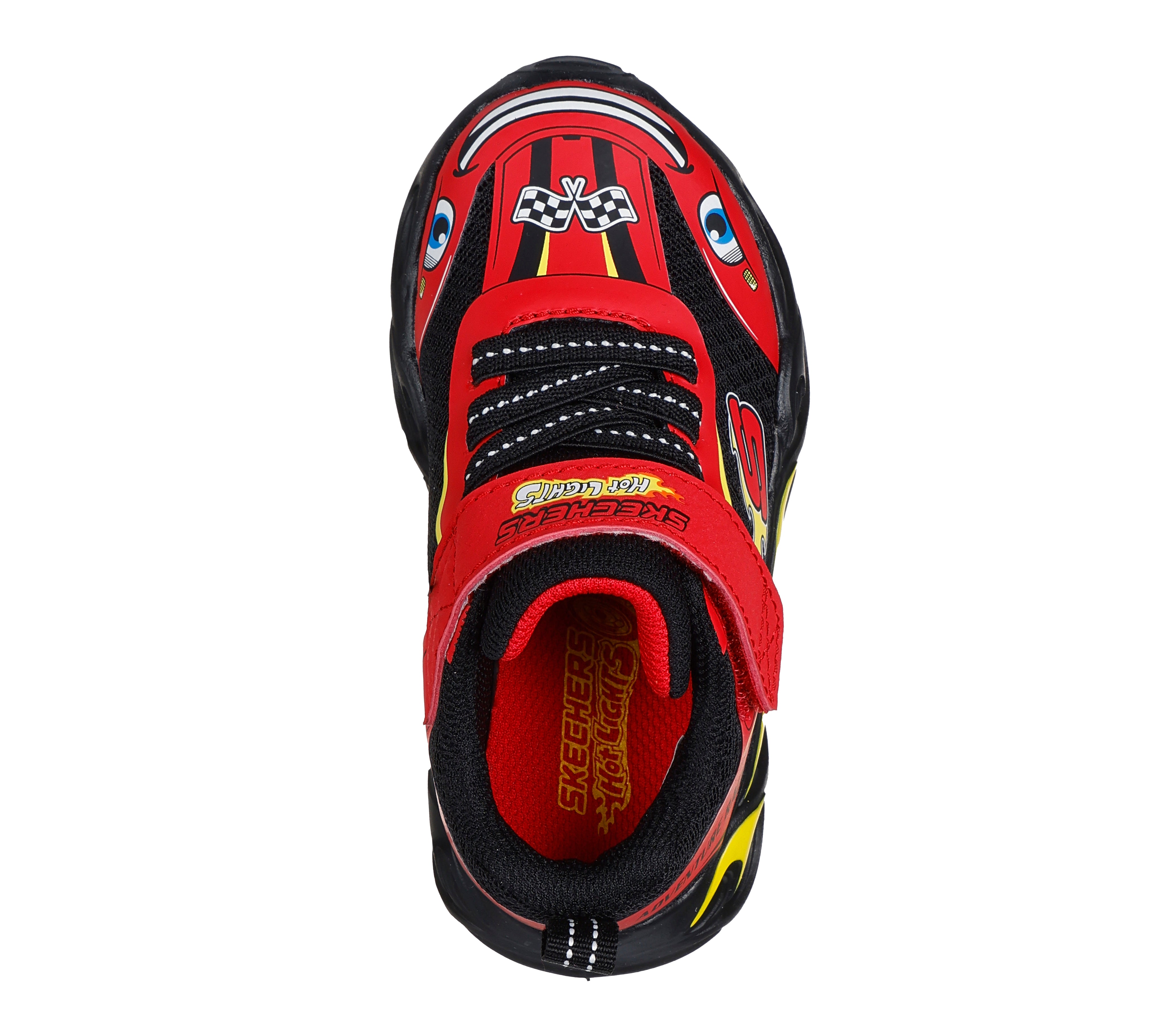 Skechers Pantofi copii baieti sport THERMO FLASH WHEEL BUDDIES 402306N RED/BLACK ICB0085-RDBK