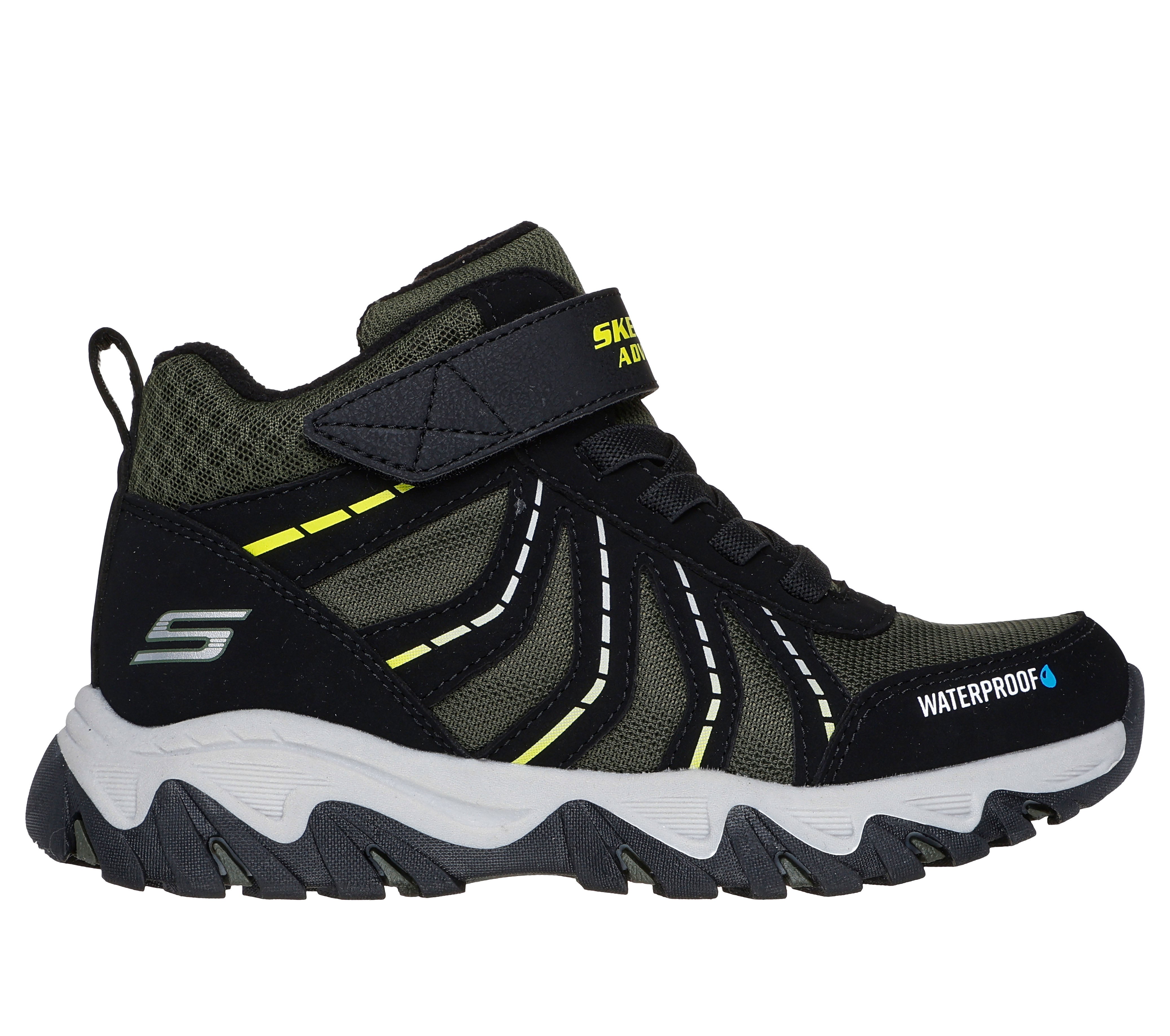 Skechers Ghete copii baieti RUGGED RANGER STORM TRAIL 406412L BLACK/GREY ICB0086-BKGR