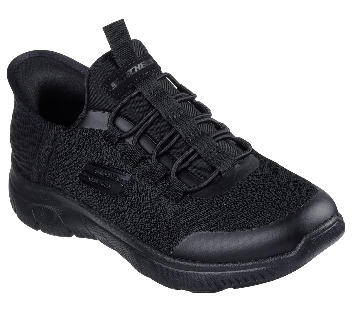 Skechers Pantofi copii baieti sport SUMMITS HIGH RANGE 403833L BLACK ICB0087-