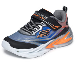 Skechers Pantofi copii baieti sport FLEX GLOW ULTRA 400139L BLACK/SILVER ICB0100-BKSL