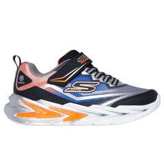 Skechers Pantofi copii baieti sport FLEX GLOW ULTRA 400139L BLACK/SILVER ICB0100-BKSL