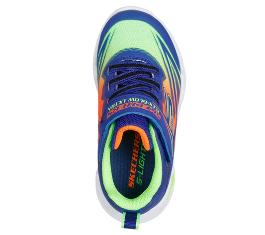 Skechers Pantofi copii baieti sport S LIGHTS FLEX GLOW ULTRA 400139N BLUE/MULTICOLOR ICB0101-BLMT