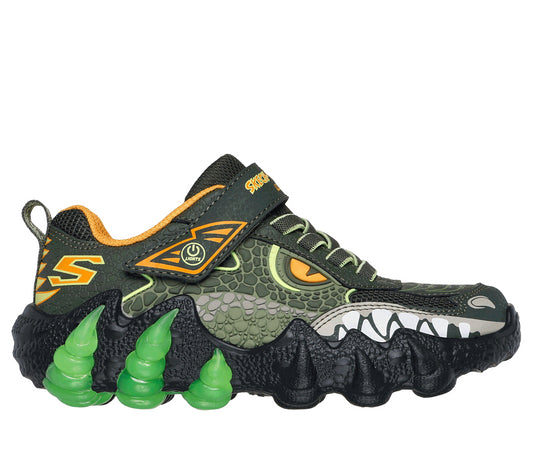 Skechers Pantofi copii baieti sport SKECH O SAURUS LIGHTS 2.0 400121L OLIVE ICB0103-OLV