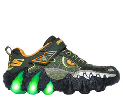 Skechers Pantofi copii baieti sport SKECH O SAURUS LIGHTS 2.0 400121L OLIVE ICB0103-OLV