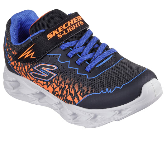 Skechers Pantofi copii baieti sport VORTEX 2.0 ZORENTO 400603L BLACK/BLUE/ORANGE ICB0104-BBOR