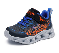 Skechers Pantofi copii baieti sport VORTEX 2.0 ZORENTO 400603N BLACK/BLUE/ORANGE ICB0105-BBOR