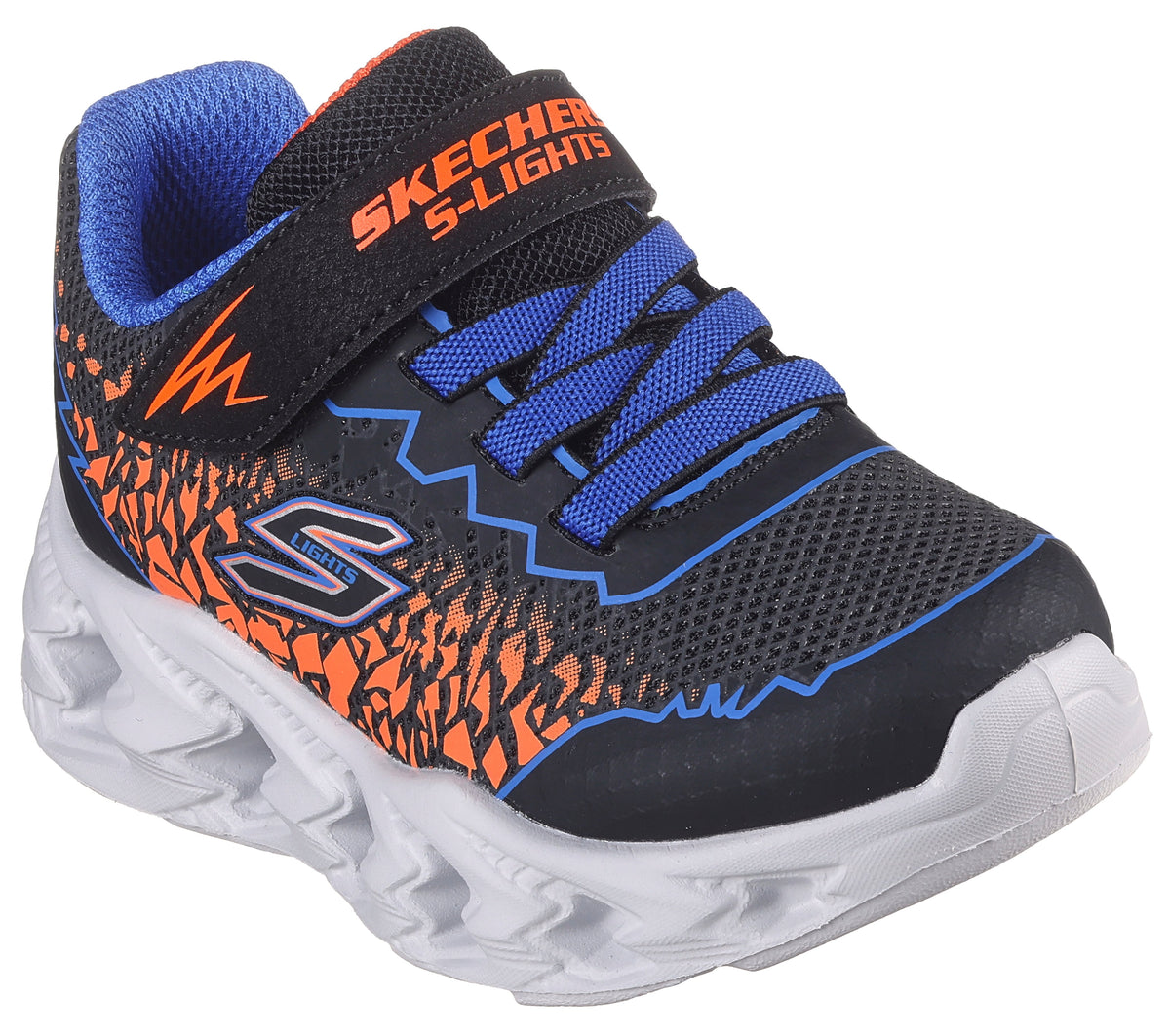 Skechers Pantofi copii baieti sport VORTEX 2.0 ZORENTO 400603N BLACK/BLUE/ORANGE ICB0105-BBOR