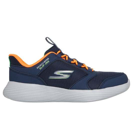 Skechers Pantofi copii baieti sport GO RUN 400 V2 TURBO BRISK 403899L NAVY/ORANGE ICB0106-NVOR