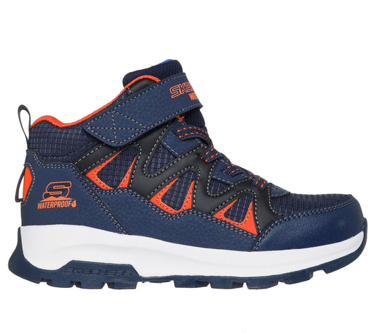 Skechers Ghete copii baieti STORM BLAZER DRIZZLE SQUAD 406377L NAVY/ORANGE ICB0109-NVOR