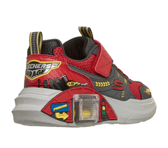 Skechers Pantofi copii baieti sport SKECHERS GARAGE 402150L RED/CHARCOAL ICB0112-RDCC