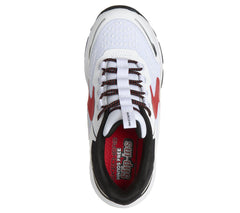 Skechers Pantofi copii baieti sport GLIDE STEP PLUS VISTA LANE 404203L WHITE/BLACK/RED ICB0113-WBKR