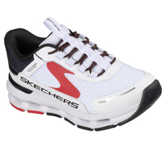 Skechers Pantofi copii baieti sport GLIDE STEP PLUS VISTA LANE 404203L WHITE/BLACK/RED ICB0113-WBKR