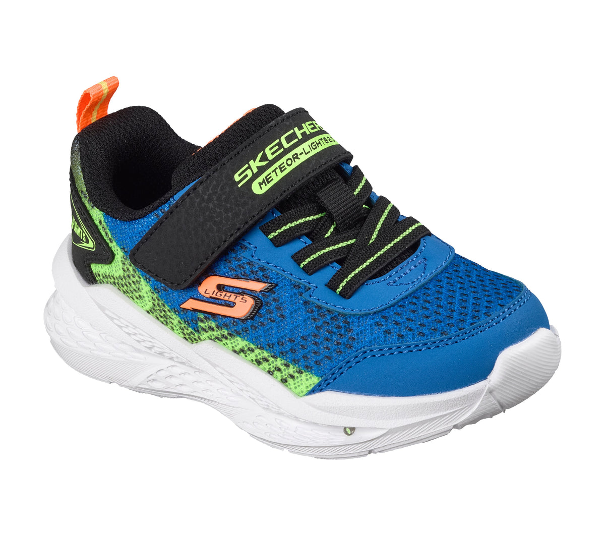 Skechers Pantofi copii sport baieti SKECHERS METEOR LIGHTS 2.0 401490N blue/black ICB0118-BLBK