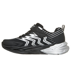 Skechers Pantofi copii baieti sport FLEX GLOW ULTRA PRISM PACER 400141LC BLACK/SILVER ICB0122-BKSL