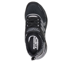 Skechers Pantofi copii baieti sport FLEX GLOW ULTRA PRISM PACER 400141LC BLACK/SILVER ICB0122-BKSL