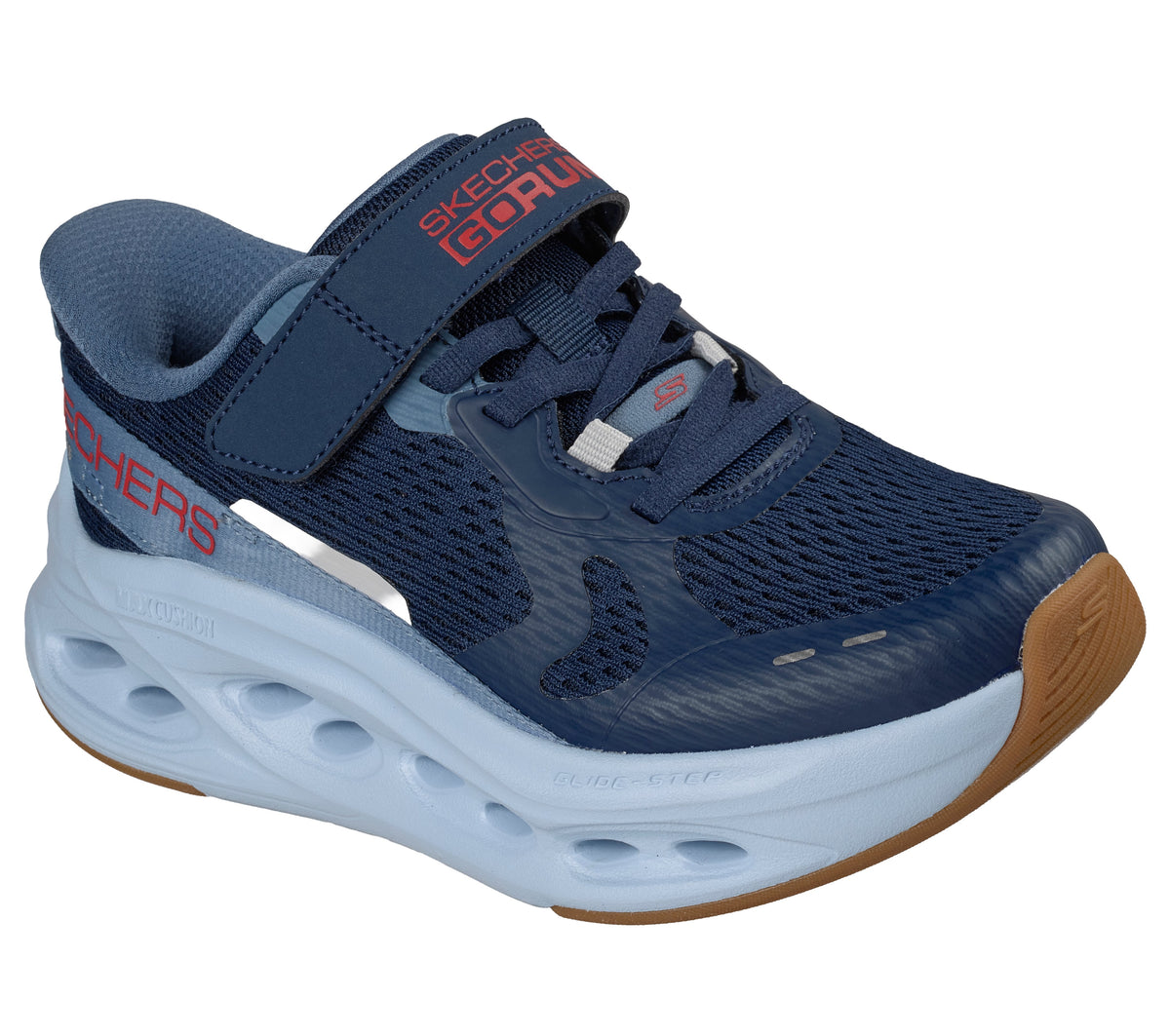 Skechers Pantofi copii baieti sport MAX CUSHIONING GLIDE STEP 404206L                 NAVY ICB0123-NVY