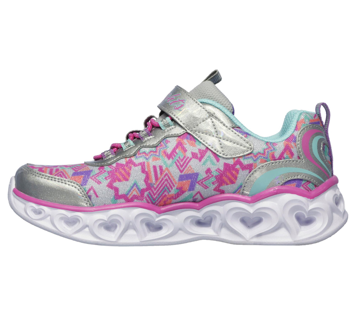 Skechers Pantofi copii fete sport argintiu ICF0033-AG