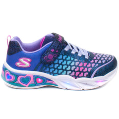 Skechers Pantofi lights copii fete 302312L bleumarin ICF0051-BLM