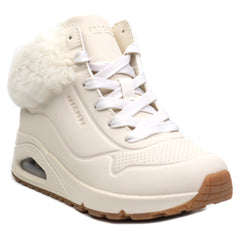 Skechers Ghete copii fete Uno Fall Air 310539L NATURAL ICF0077-NAT