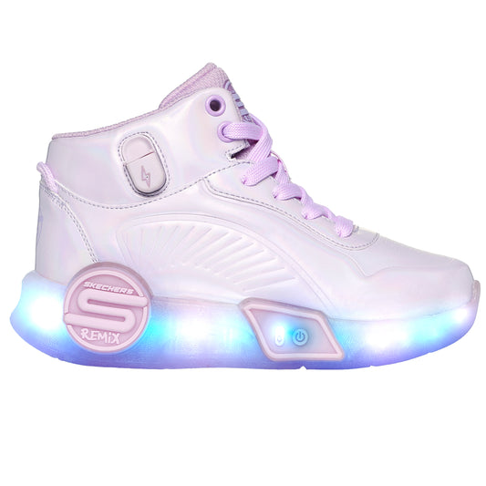 Skechers Ghete copii fete S LIGHTS REMIX PEA 310103L LAVENDER ICF0082-LAV