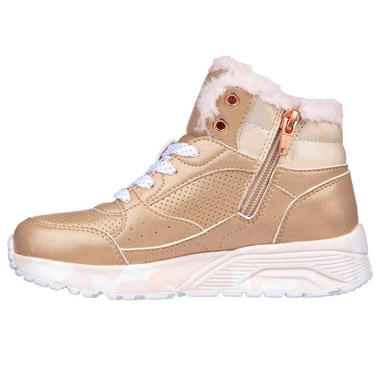 Skechers Ghete copii fete lights 310485L GOLD/PINK ICF0083-GDPK