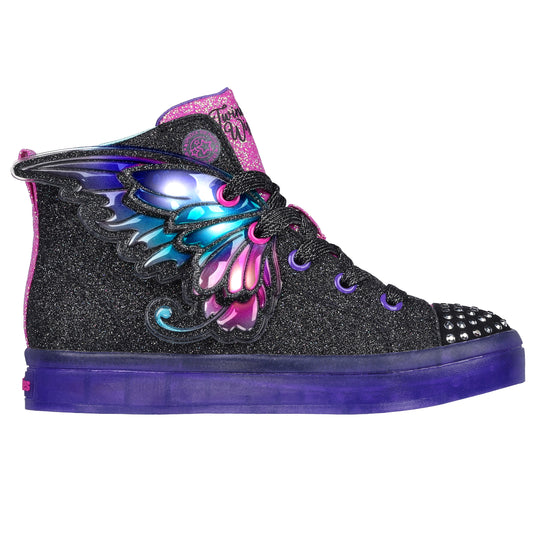 Skechers Ghete copii fete TW LITES 314350L BLACK/MULTICOLOR ICF0084-BKMT