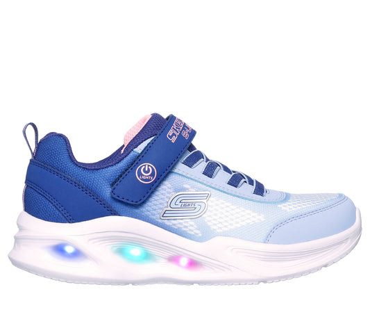 Skechers Pantofi copii fete sport SKECHERS SOLA GLOW 303714L NAVY/LT.BLUE ICF0103-NVLB
