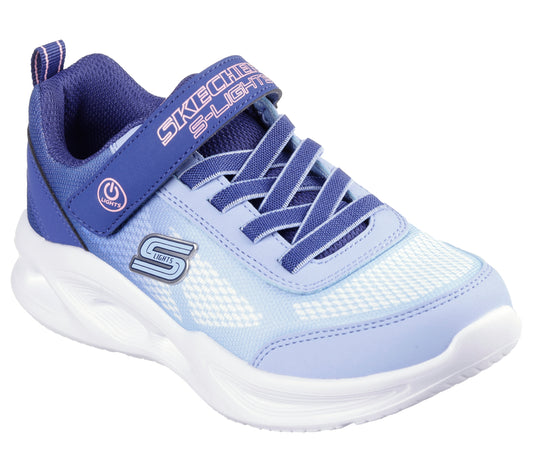 Skechers Pantofi copii fete sport SKECHERS SOLA GLOW 303714L NAVY/LT.BLUE ICF0103-NVLB