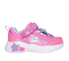 Skechers Pantofi copii fete sport 302214N NAVY/MULTICOLOR PINK/MULTICOLOR ICF0104-PKMT