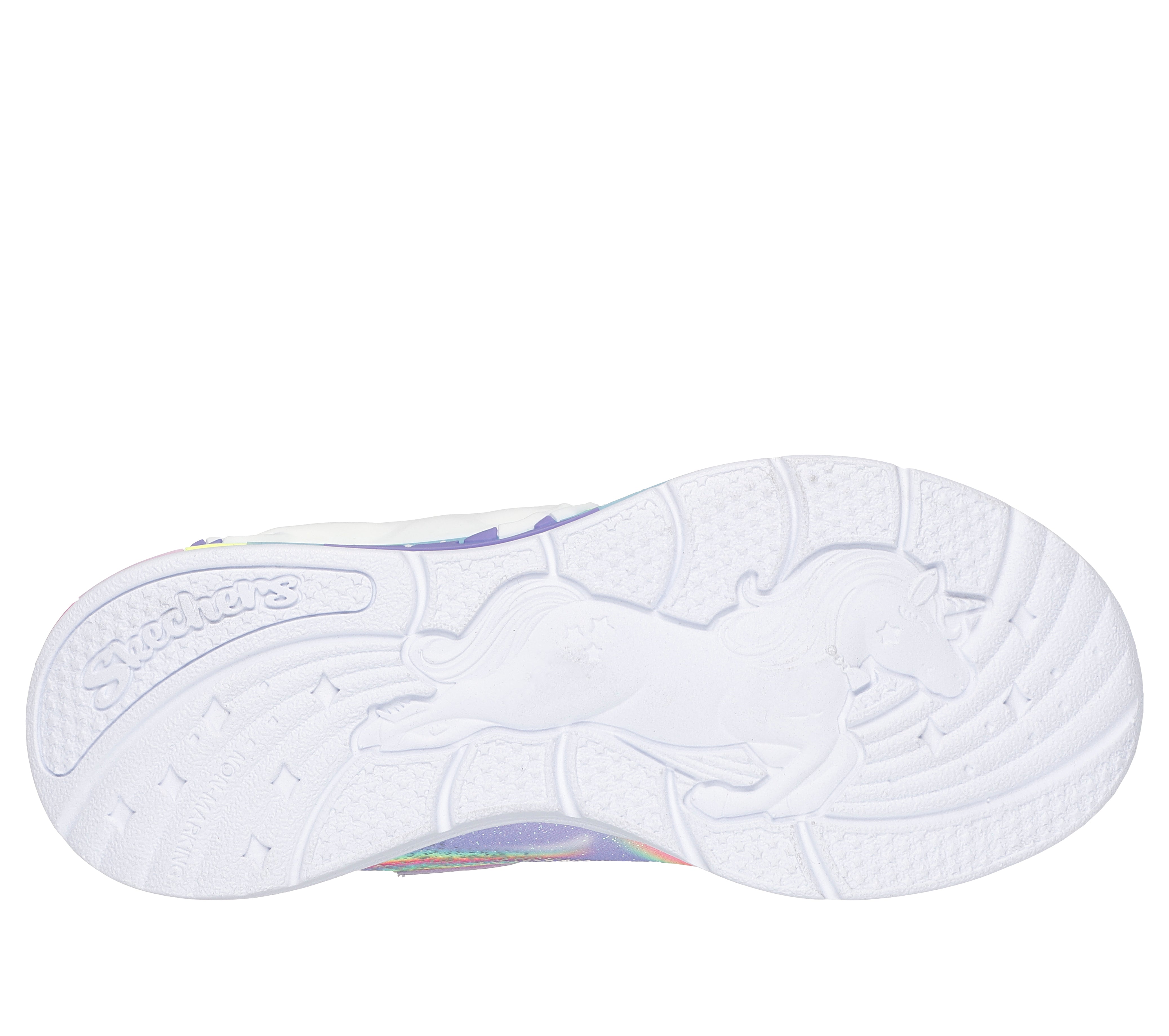 Skechers Pantofi copii fete UNICORN CHASER 302298N LAVENDER/MULTICOLOR ICF0106-LVMT