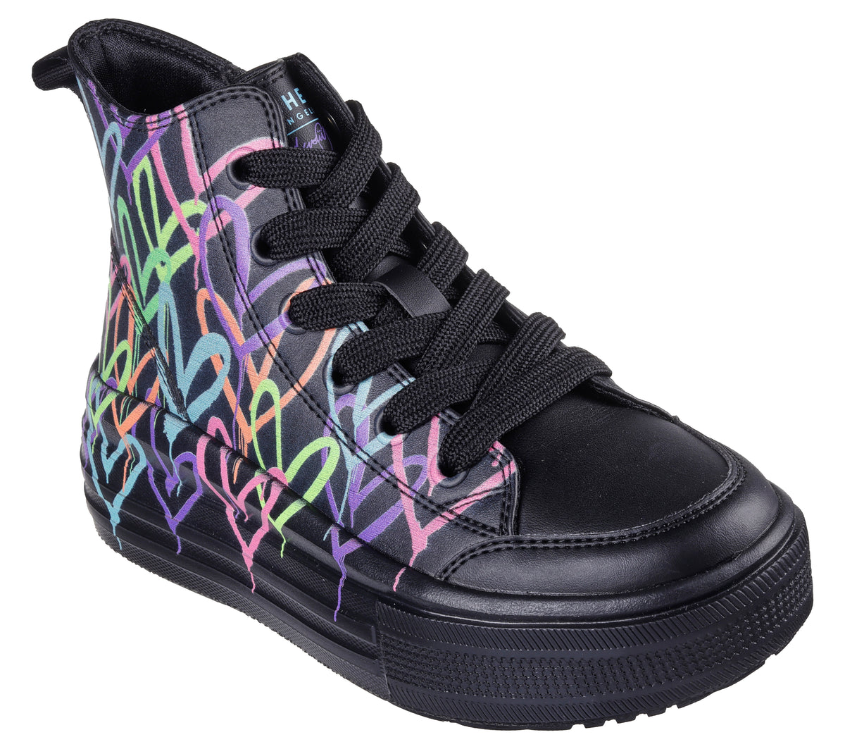 Skechers Bascheti copii fete HYPERLIFT LOVE DAZE 314075L BLACK/MULTICOLOR ICF0109-BKMT