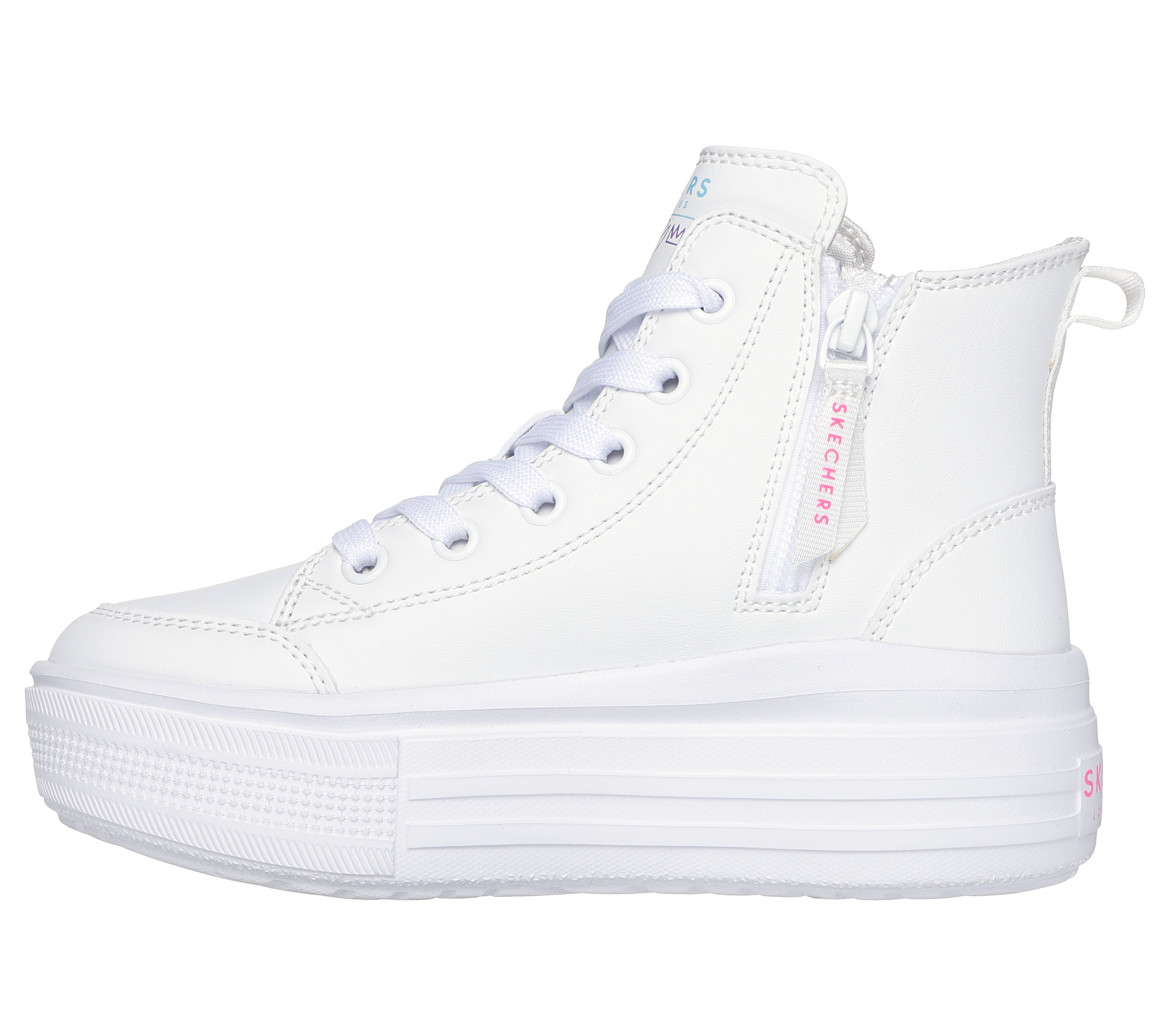 Skechers Bascheti copii fete HYPERLIFT LOVE DAZE 314075L WHITE/MULTICOLOR ICF0109-WMLT